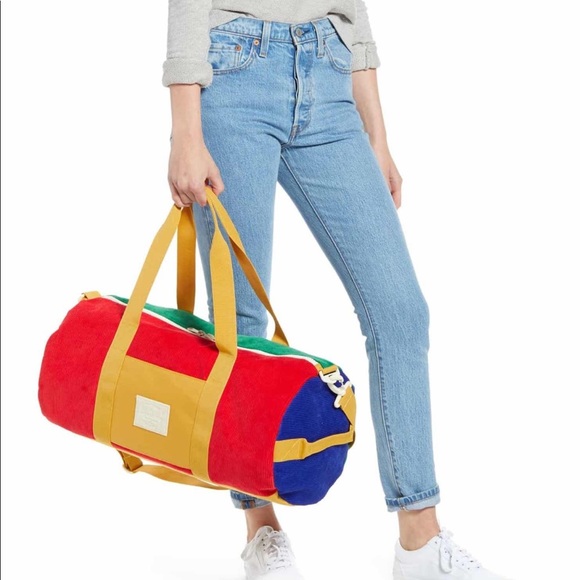 Herschel Sutton colorblock duffle bag NWT - Picture 2 of 6